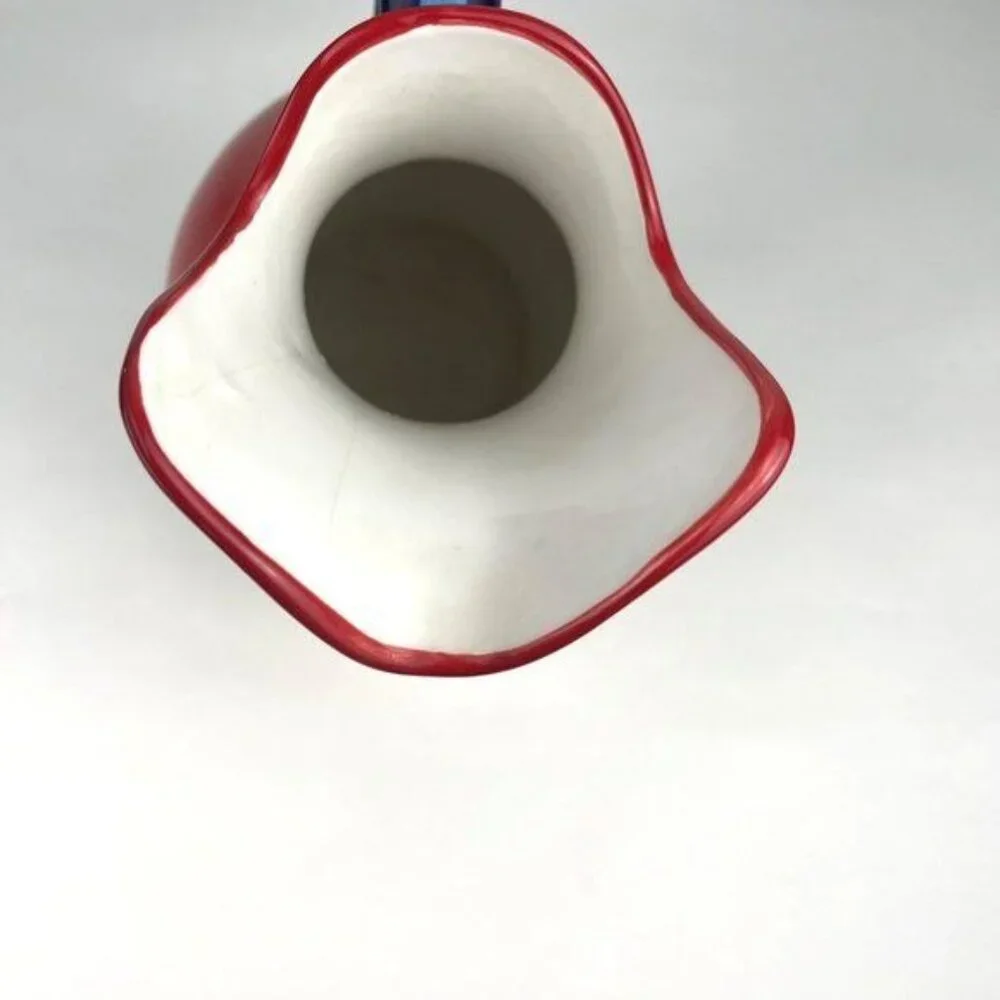 Multicolor Large Ceramic Pitcher Southwestern